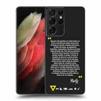 Obal pro Samsung Galaxy S21 Ultra 5G G998B - Kazma - BUĎTE TROCHU YESMANI