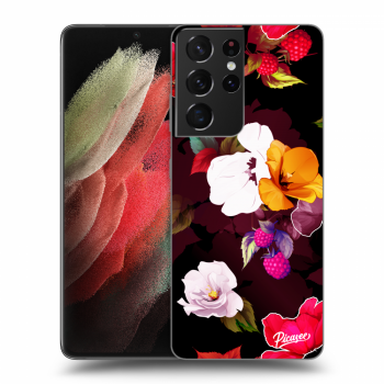 Obal pro Samsung Galaxy S21 Ultra 5G G998B - Flowers and Berries