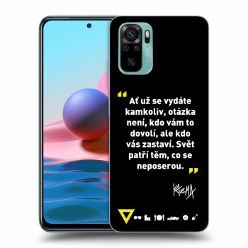 Obal pro Xiaomi Redmi Note 10 - Kazma - SVĚT PATŘÍ TĚM, CO SE NEPOSEROU