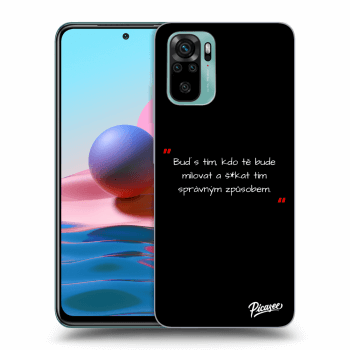 Obal pro Xiaomi Redmi Note 10 - Správná láska Bílá
