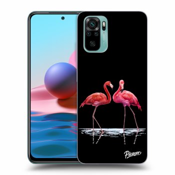 Obal pro Xiaomi Redmi Note 10 - Flamingos couple