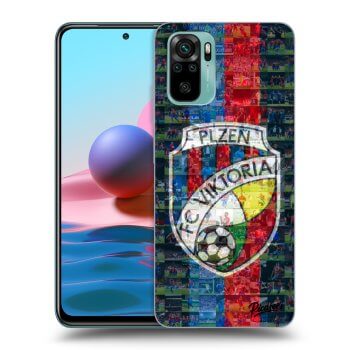 Picasee silikonový průhledný obal pro Xiaomi Redmi Note 10 - FC Viktoria Plzeň A