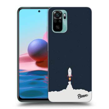 Picasee silikonový průhledný obal pro Xiaomi Redmi Note 10 - Astronaut 2