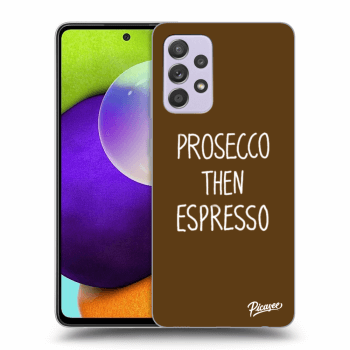 Picasee silikonový průhledný obal pro Samsung Galaxy A52 A525F - Prosecco then espresso