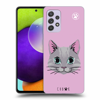 Picasee silikonový průhledný obal pro Samsung Galaxy A52 A525F - Chybí mi kočky - Růžová