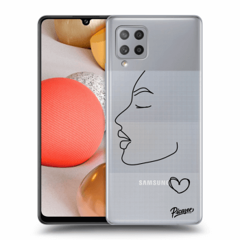 Picasee silikonový průhledný obal pro Samsung Galaxy A42 A426B - Couple girl