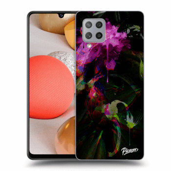 Picasee silikonový průhledný obal pro Samsung Galaxy A42 A426B - Peony Color