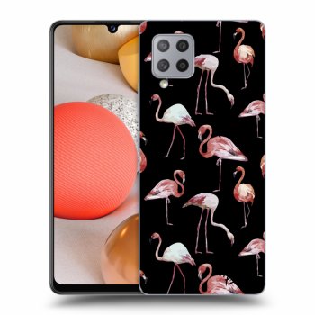 Picasee ULTIMATE CASE pro Samsung Galaxy A42 A426B - Flamingos