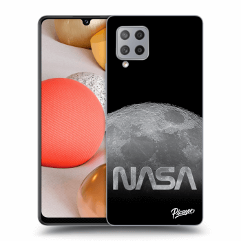Picasee silikonový černý obal pro Samsung Galaxy A42 A426B - Moon Cut