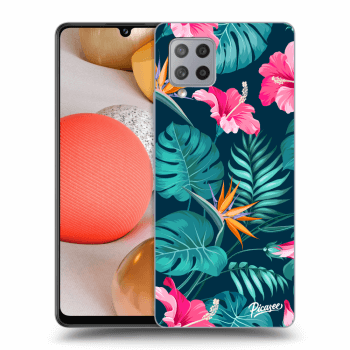 Obal pro Samsung Galaxy A42 A426B - Pink Monstera