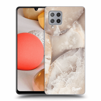 Obal pro Samsung Galaxy A42 A426B - Cream marble