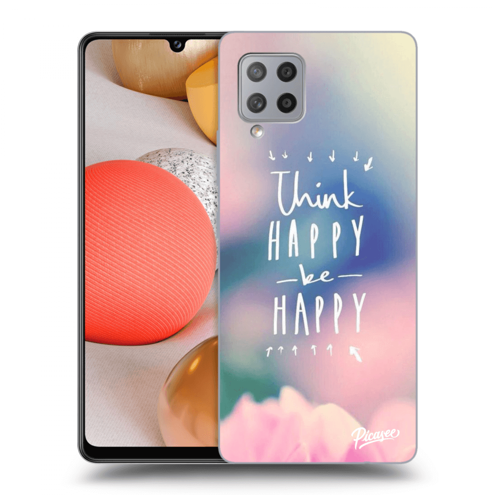Picasee ULTIMATE CASE pro Samsung Galaxy A42 A426B - Think happy be happy