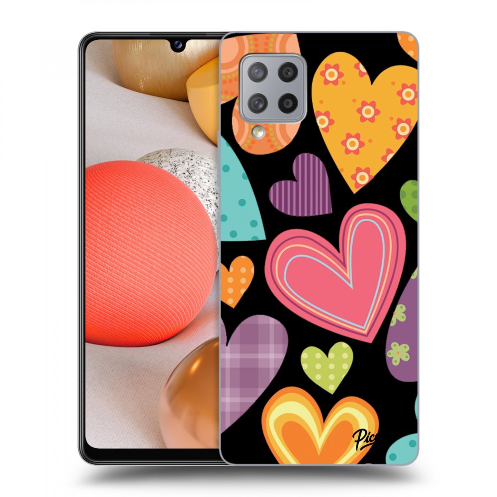 Picasee ULTIMATE CASE pro Samsung Galaxy A42 A426B - Colored heart
