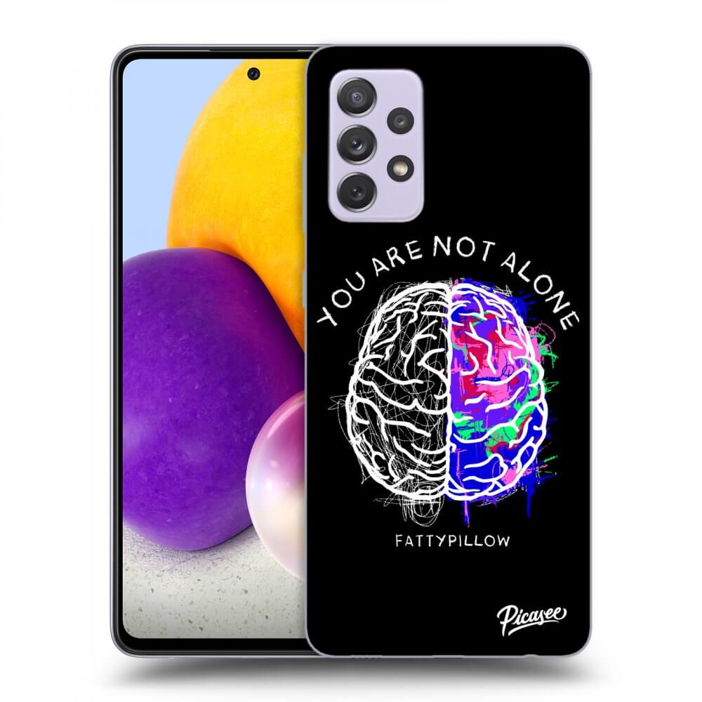 Picasee ULTIMATE CASE pro Samsung Galaxy A72 A725F - Brain - White