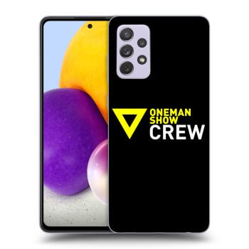 Picasee silikonový černý obal pro Samsung Galaxy A72 A725F - ONEMANSHOW CREW