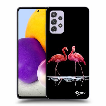 Obal pro Samsung Galaxy A72 A725F - Flamingos couple