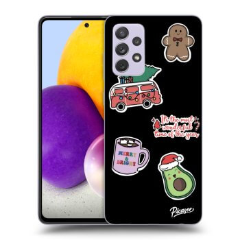 Picasee ULTIMATE CASE pro Samsung Galaxy A72 A725F - Christmas Stickers