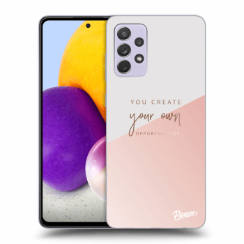 Picasee silikonový průhledný obal pro Samsung Galaxy A72 A725F - You create your own opportunities