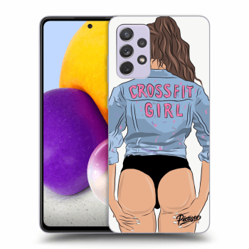 Picasee ULTIMATE CASE pro Samsung Galaxy A72 A725F - Crossfit girl - nickynellow
