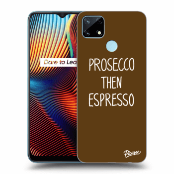 Picasee silikonový černý obal pro Realme 7i - Prosecco then espresso