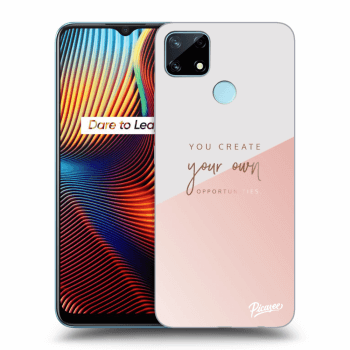 Picasee silikonový černý obal pro Realme 7i - You create your own opportunities