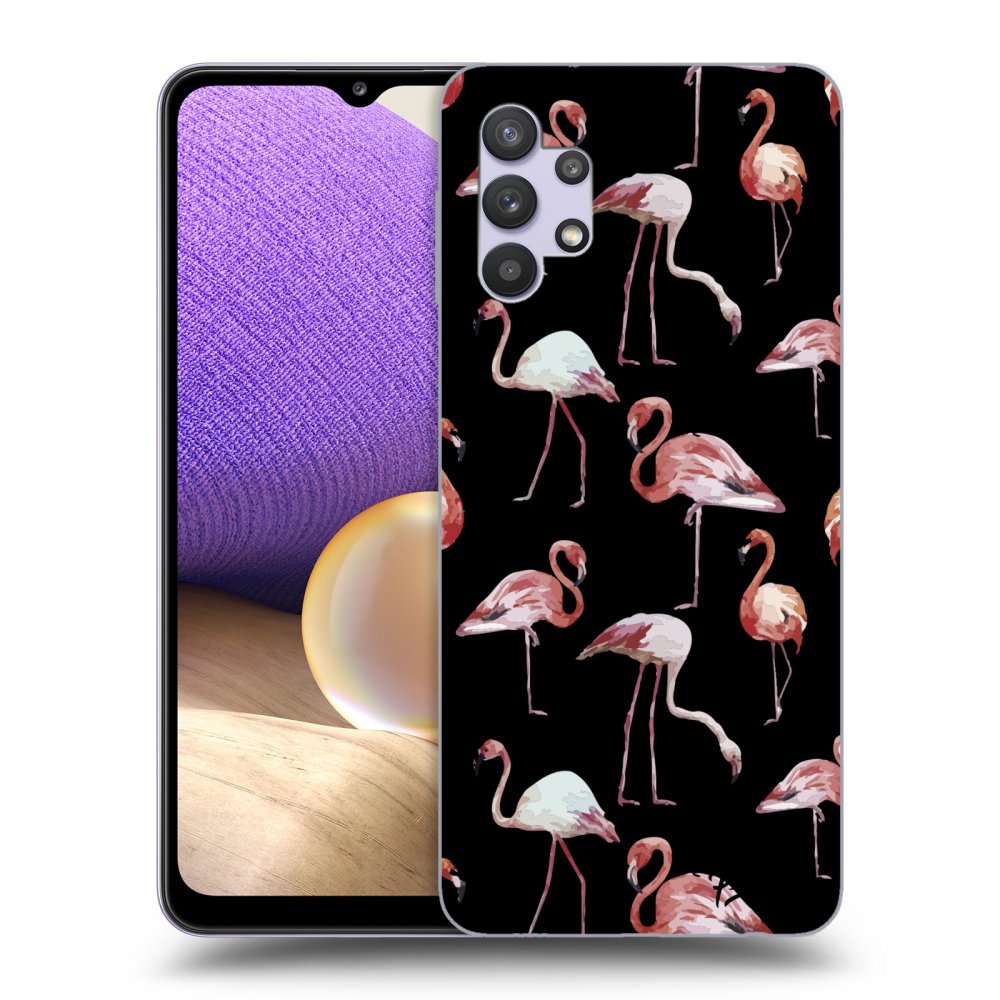 Picasee ULTIMATE CASE pro Samsung Galaxy A32 5G A326B - Flamingos