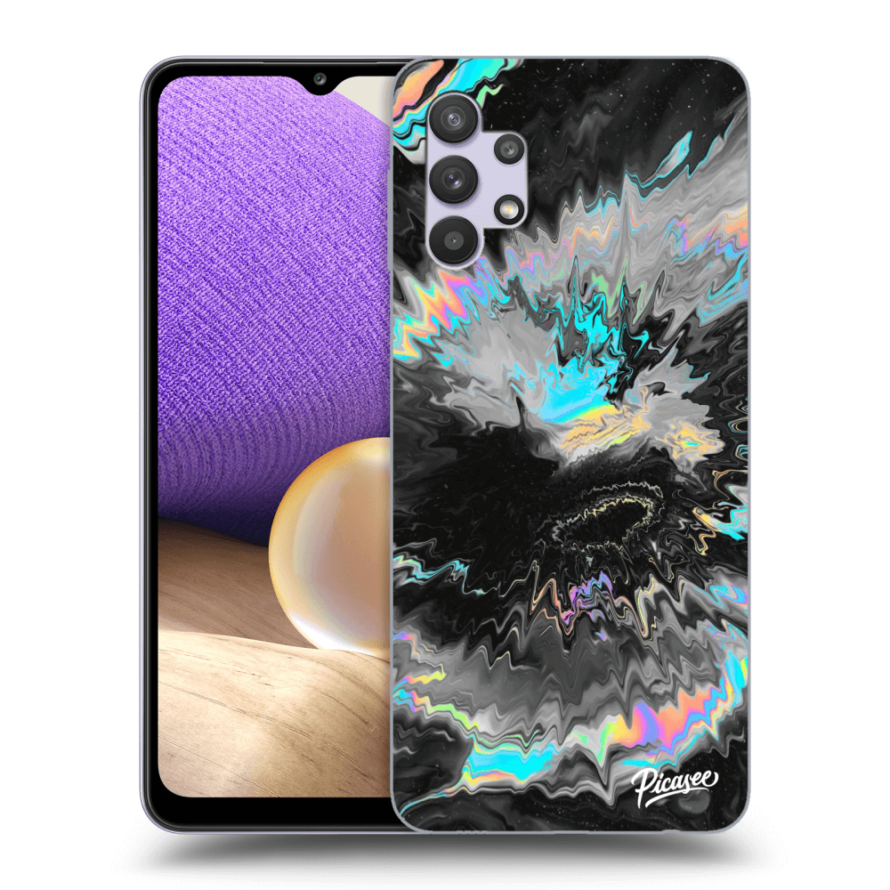 Picasee silikonový černý obal pro Samsung Galaxy A32 5G A326B - Magnetic