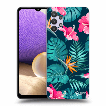 Obal pro Samsung Galaxy A32 5G A326B - Pink Monstera