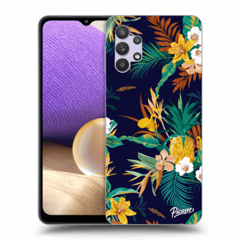 Picasee silikonový průhledný obal pro Samsung Galaxy A32 5G A326B - Pineapple Color