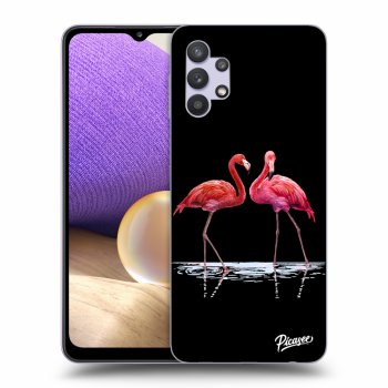 Picasee ULTIMATE CASE pro Samsung Galaxy A32 5G A326B - Flamingos couple