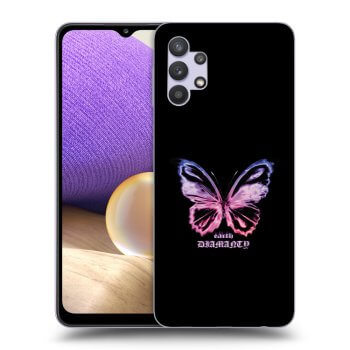 Picasee silikonový černý obal pro Samsung Galaxy A32 5G A326B - Diamanty Purple
