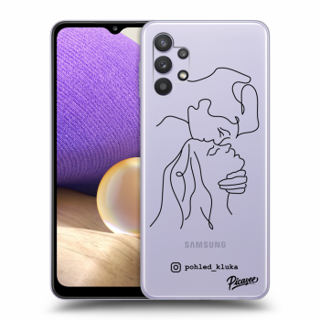Picasee silikonový průhledný obal pro Samsung Galaxy A32 5G A326B - Forehead kiss