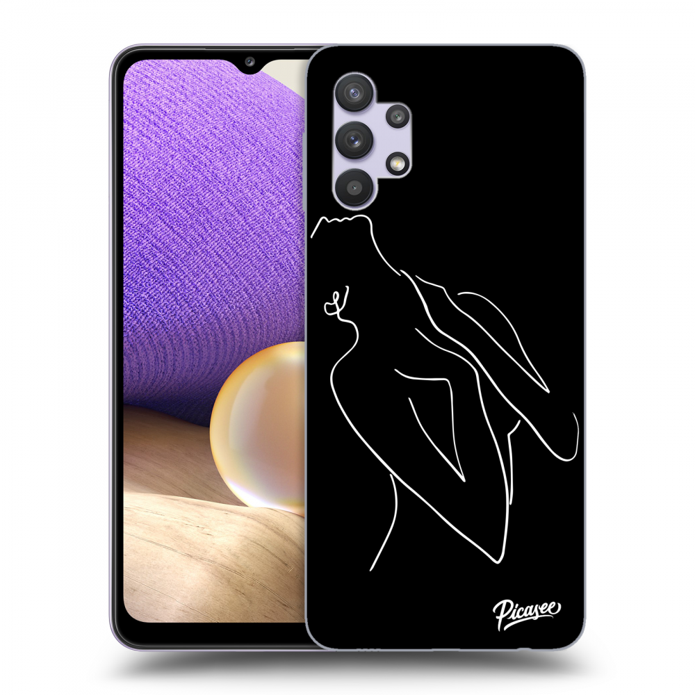 Picasee silikonový černý obal pro Samsung Galaxy A32 5G A326B - Sensual girl White