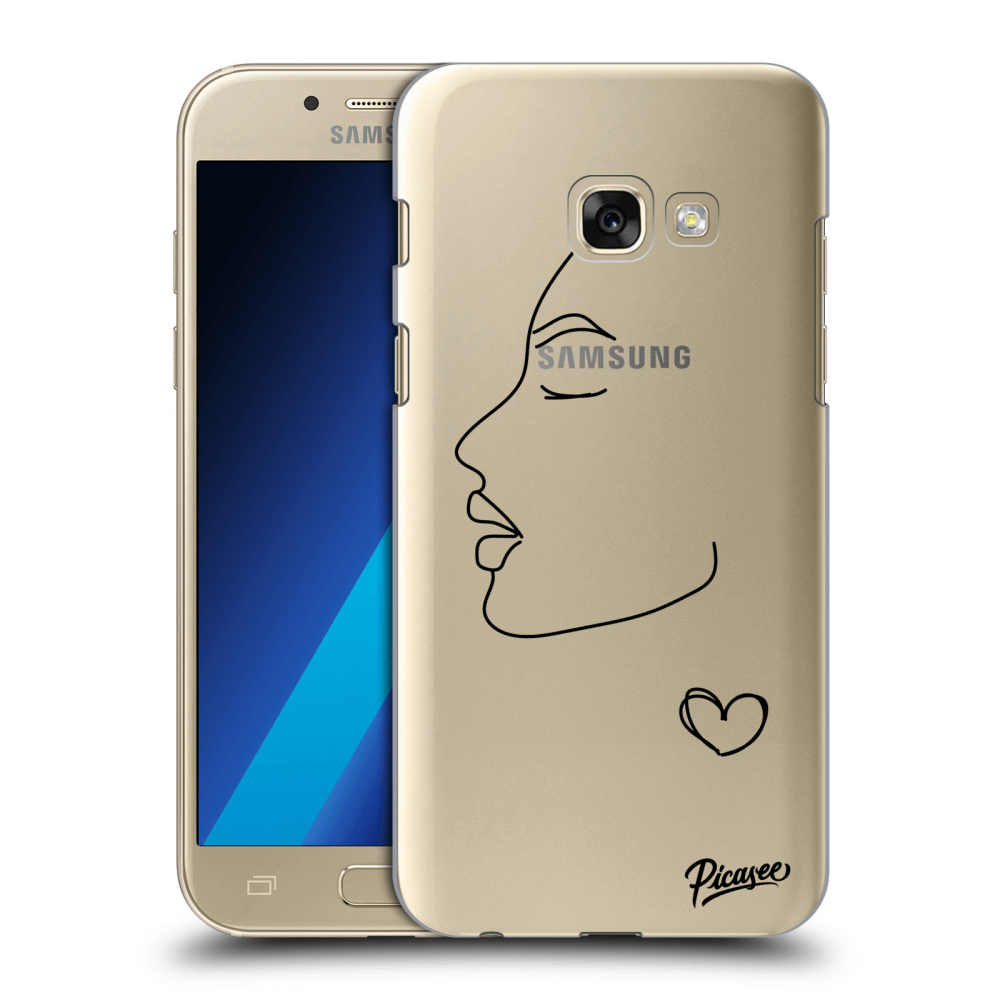 Picasee silikonový průhledný obal pro Samsung Galaxy A3 2017 A320F - Couple girl