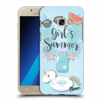 Picasee silikonový průhledný obal pro Samsung Galaxy A3 2017 A320F - Girls Summer