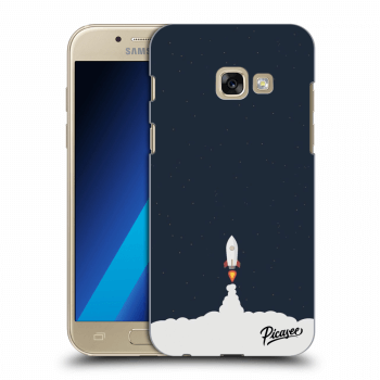 Picasee silikonový průhledný obal pro Samsung Galaxy A3 2017 A320F - Astronaut 2
