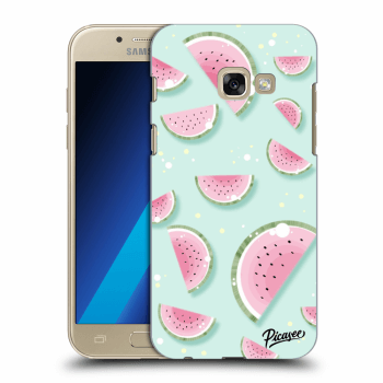 Picasee silikonový průhledný obal pro Samsung Galaxy A3 2017 A320F - Watermelon 2