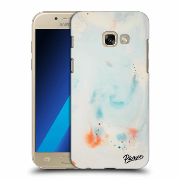Picasee silikonový průhledný obal pro Samsung Galaxy A3 2017 A320F - Splash