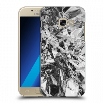 Picasee silikonový průhledný obal pro Samsung Galaxy A3 2017 A320F - Chrome