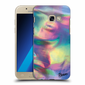 Picasee silikonový průhledný obal pro Samsung Galaxy A3 2017 A320F - Holo
