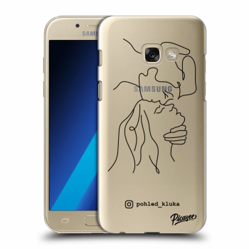Picasee silikonový průhledný obal pro Samsung Galaxy A3 2017 A320F - Forehead kiss