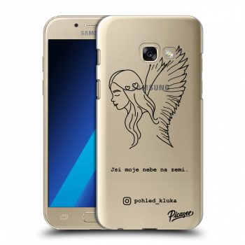 Picasee silikonový průhledný obal pro Samsung Galaxy A3 2017 A320F - Heaven