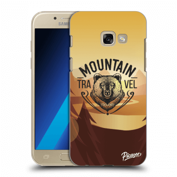 Picasee silikonový průhledný obal pro Samsung Galaxy A3 2017 A320F - Mountain bear