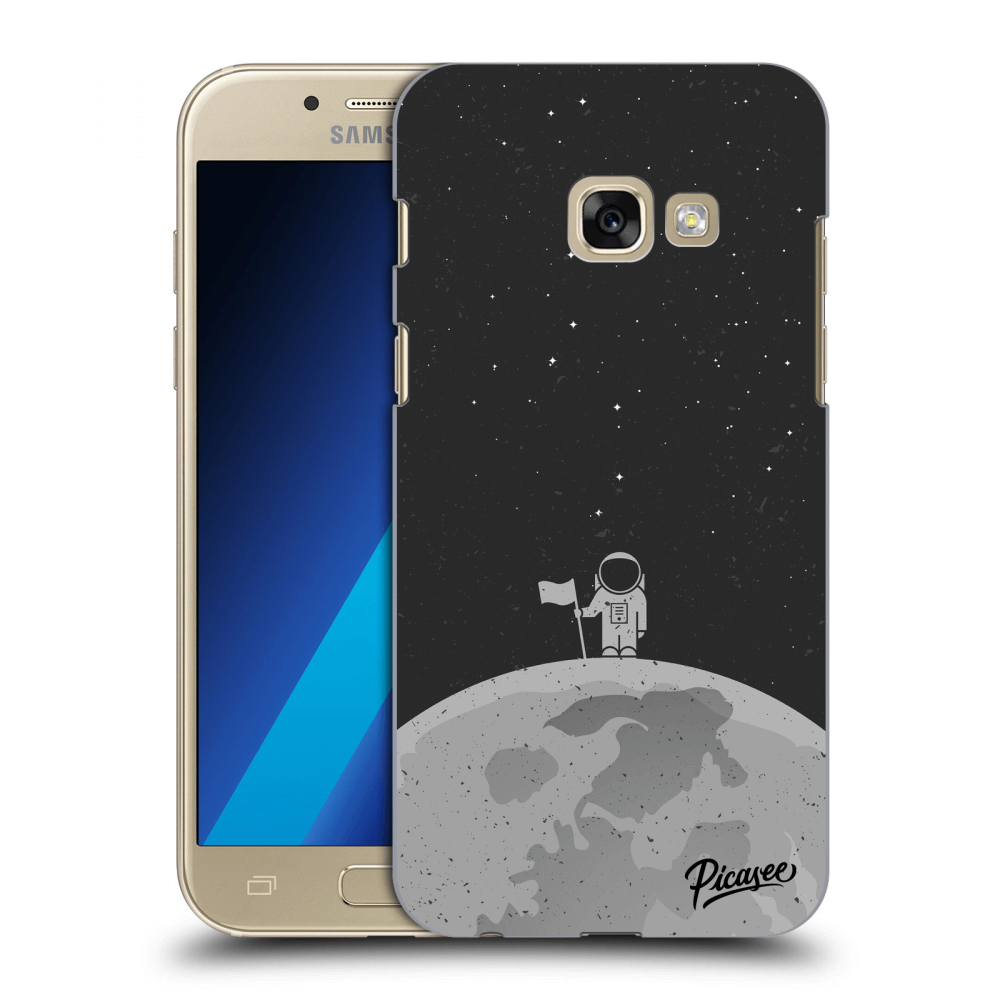 Picasee silikonový průhledný obal pro Samsung Galaxy A3 2017 A320F - Astronaut