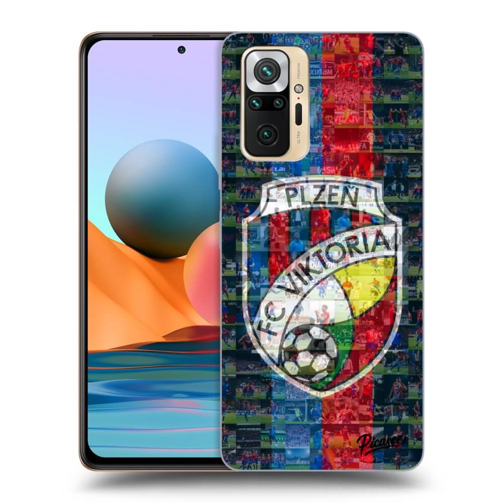 Picasee silikonový černý obal pro Xiaomi Redmi Note 10 Pro - FC Viktoria Plzeň A
