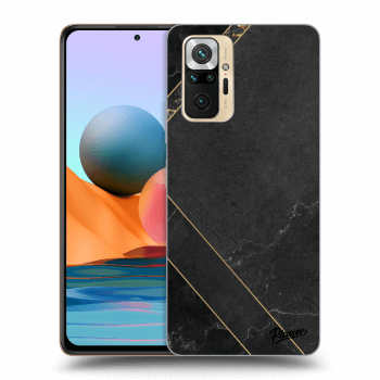 Obal pro Xiaomi Redmi Note 10 Pro - Black tile