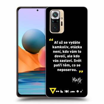 Obal pro Xiaomi Redmi Note 10 Pro - Kazma - SVĚT PATŘÍ TĚM, CO SE NEPOSEROU