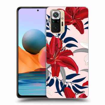 Obal pro Xiaomi Redmi Note 10 Pro - Red Lily