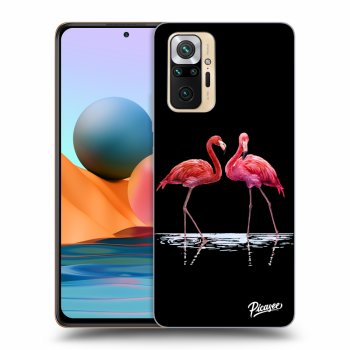 Obal pro Xiaomi Redmi Note 10 Pro - Flamingos couple