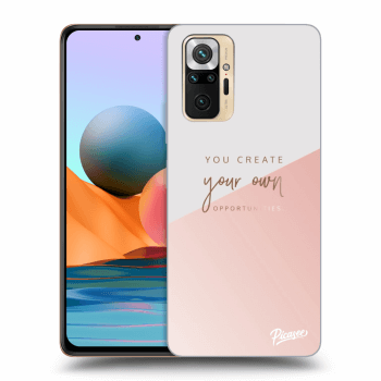 Picasee silikonový černý obal pro Xiaomi Redmi Note 10 Pro - You create your own opportunities